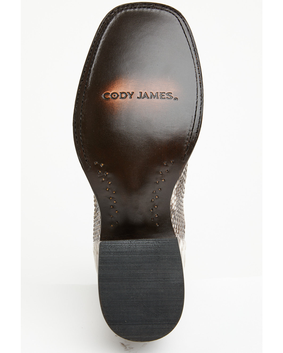 Cody James Men's Hash Exotic Python Western Ankle Boots - Broad Square