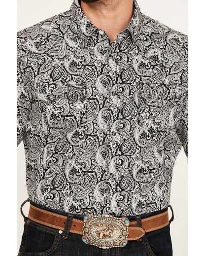 Cody James Men's Mamba Paisley Print Long Sleeve Western Snap Shirt -