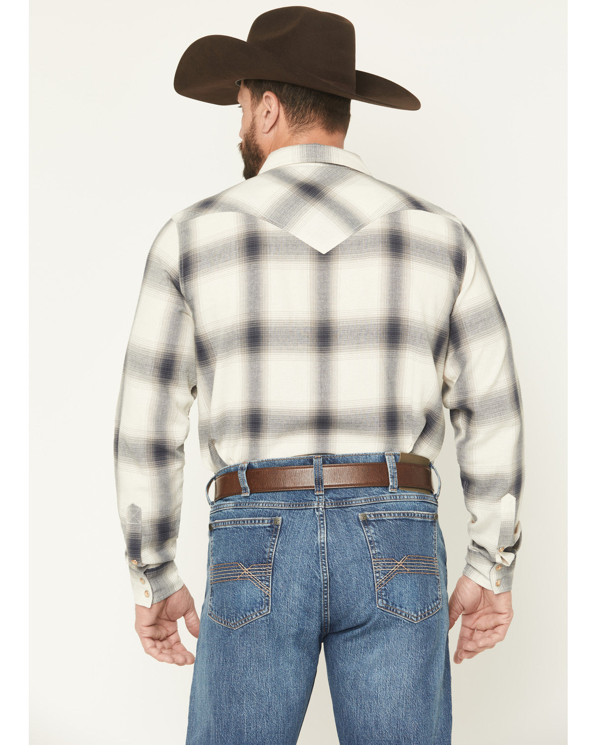 Cody James Men's Ruddiman Plaid Print Long Sleeve Snap Western Shirt