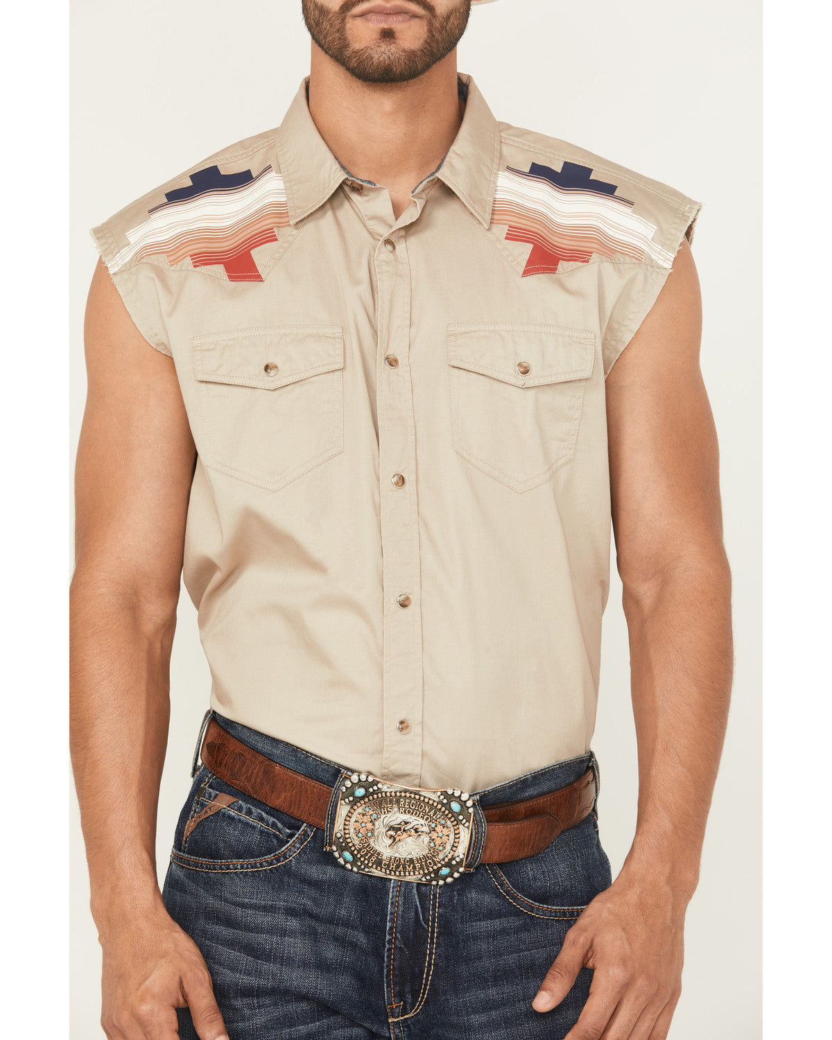 Cody James Men's Thunderbird Legends Cutoff Snap Western Shirt