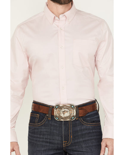 Cody James Men's Basic Twill Long Sleeve Button-Down Performance Weste