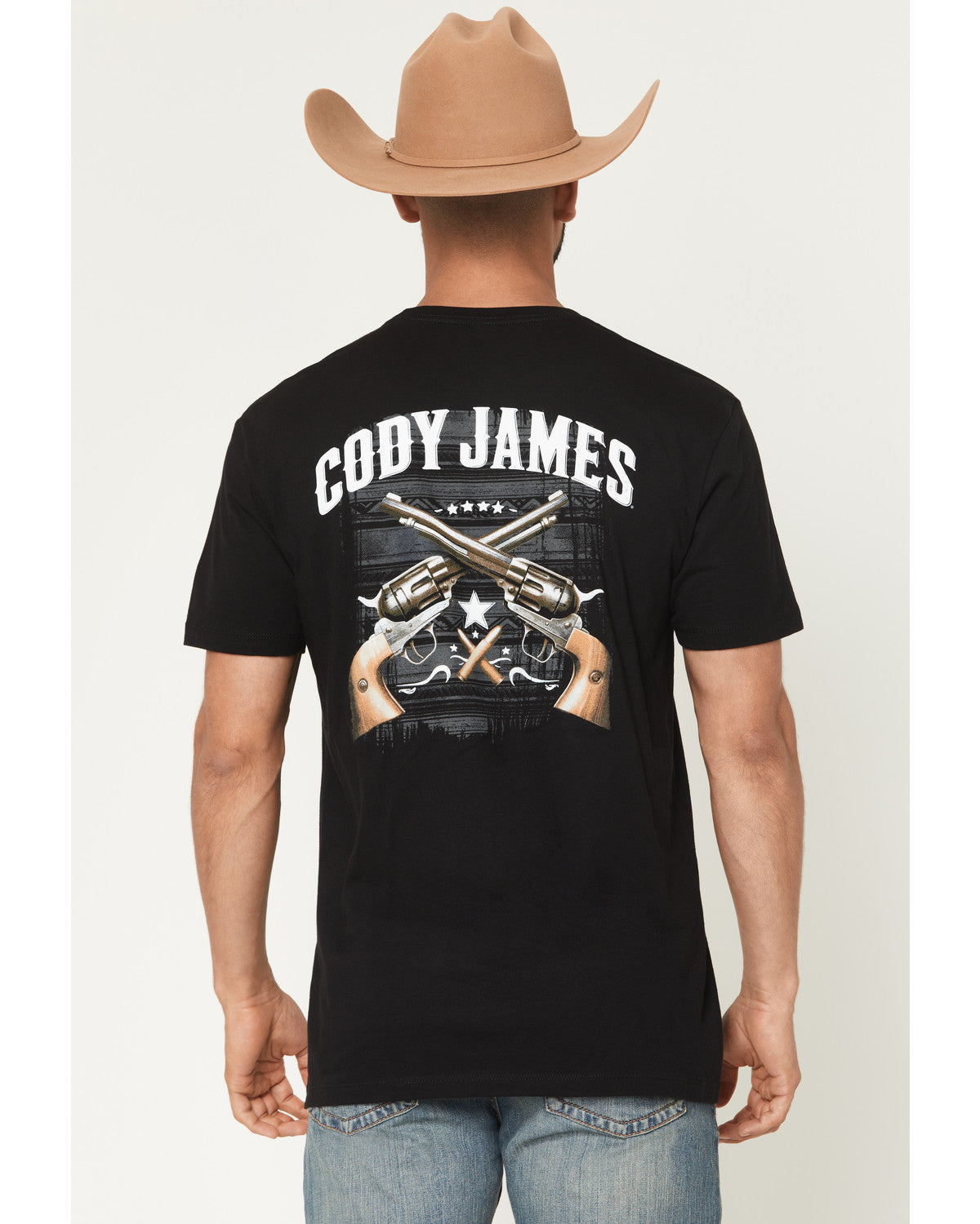 Cody James Men's Cross Guns Short Sleeve Graphic T-Shirt