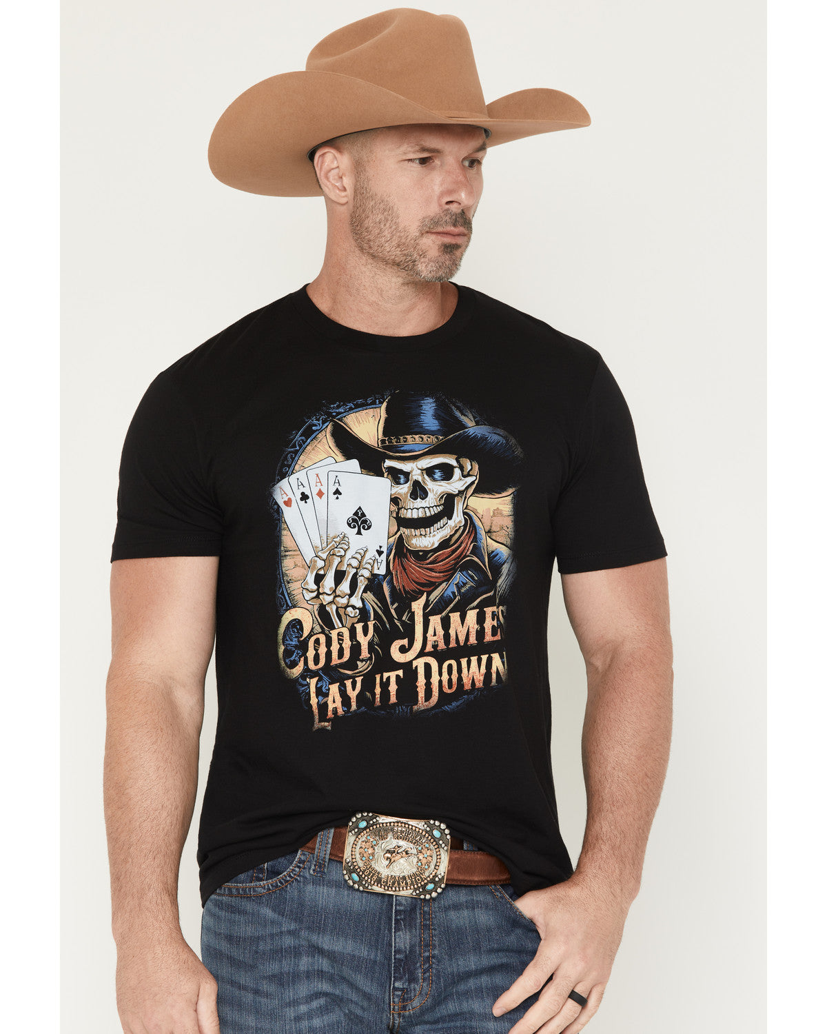 Cody James Men's Lay It Down Short Sleeve Graphic T-Shirt