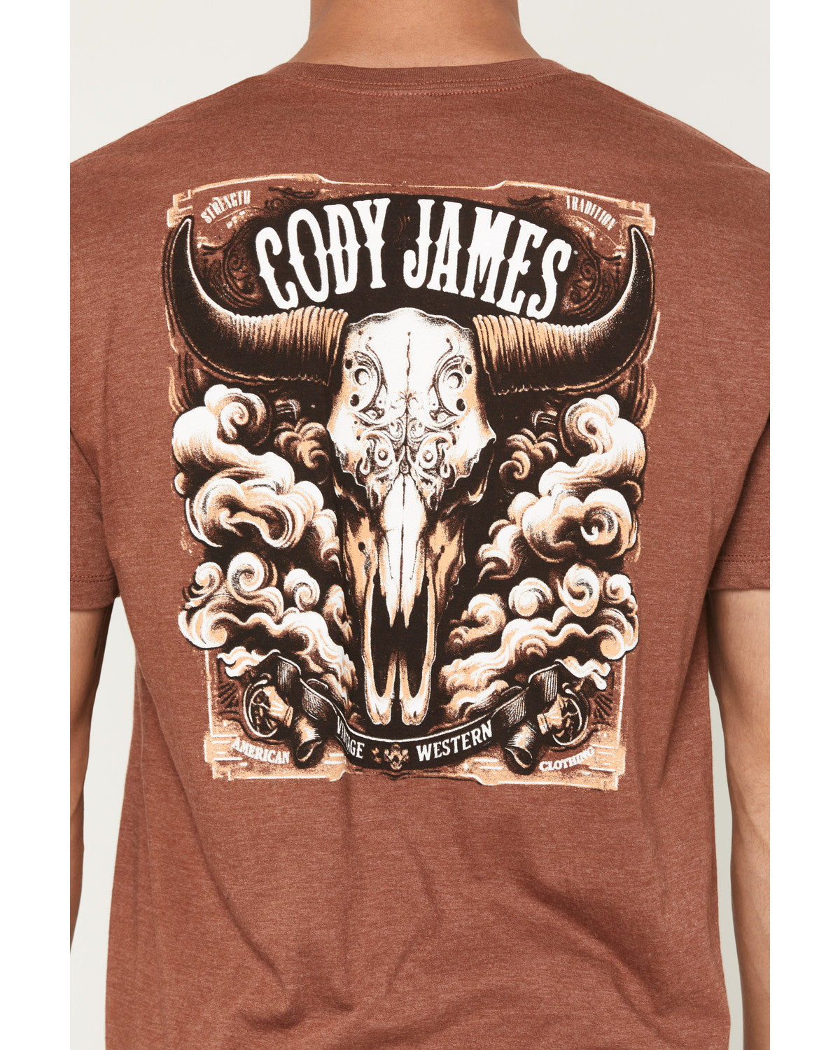 Cody James Men's Steerhead Short Sleeve Graphic T-Shirt