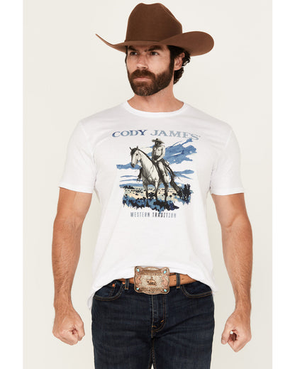 Cody James Men's Western Tradition Cowboy Short Sleeve Graphic T-Shirt