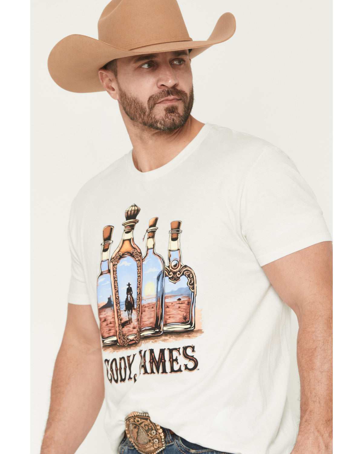 Cody James Men's Tequila Bottles Short Sleeve Graphic T-Shirt