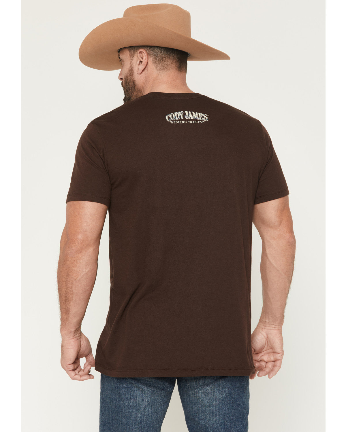 Cody James Men's Scenic Skull Head Short Sleeve Graphic T-Shirt