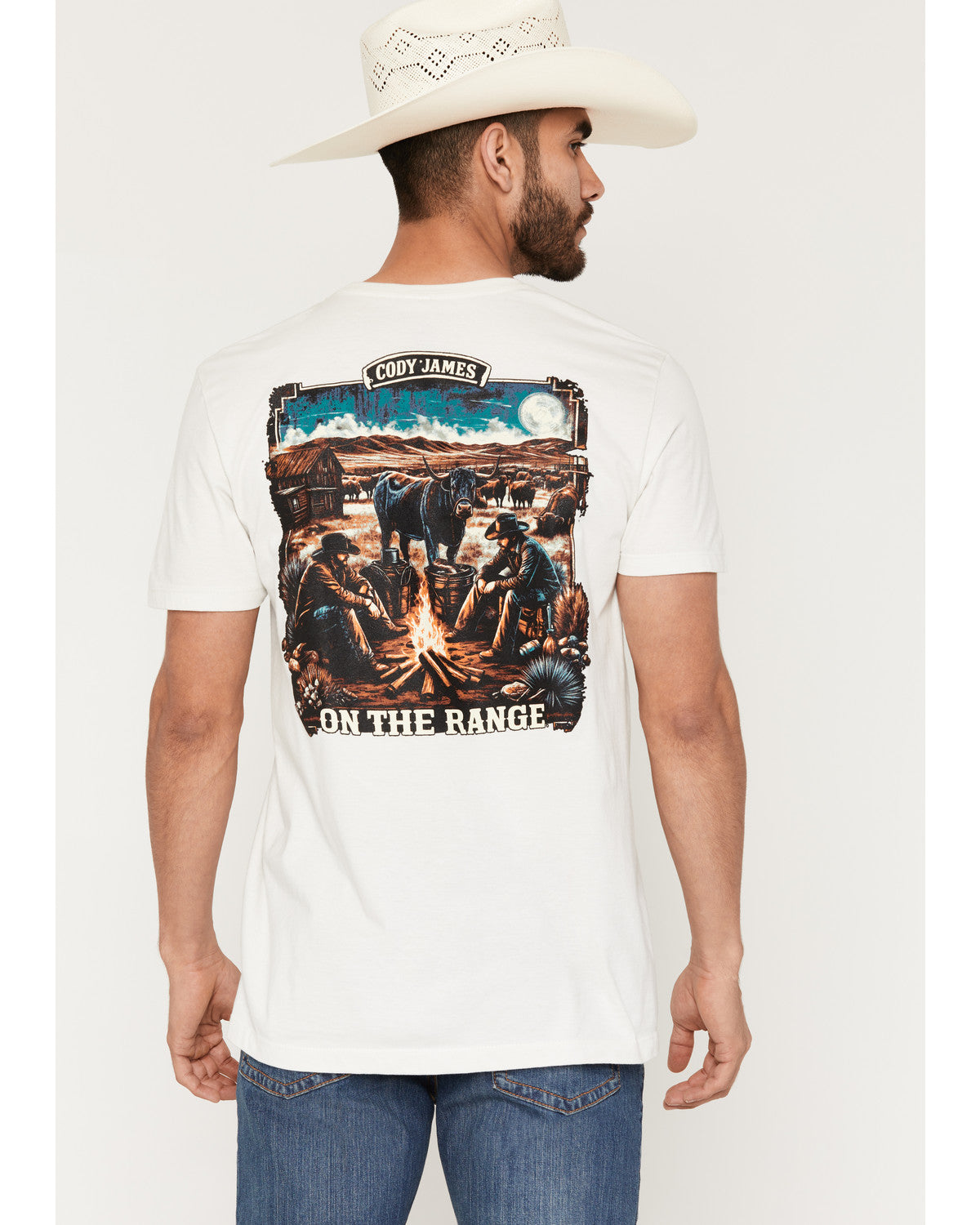 Cody James Men's On The Range Short Sleeve Graphic T-Shirt