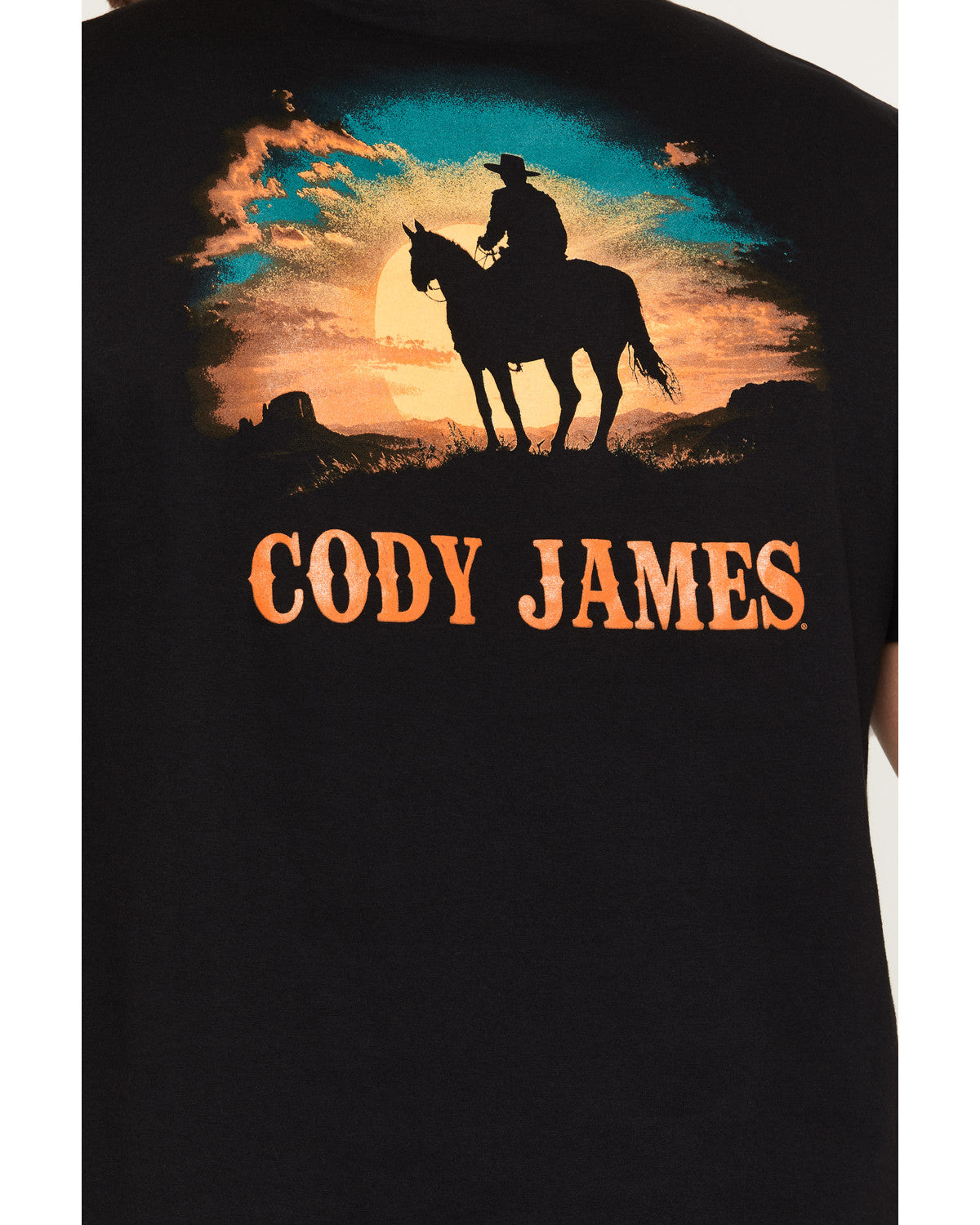 Cody James Men's Sunset Rider Short Sleeve Graphic T-Shirt