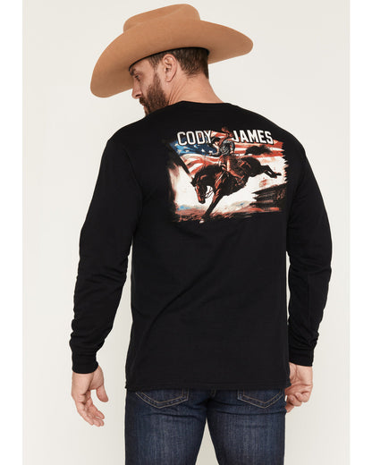 Cody James Men's American Legend Long Sleeve Graphic T-Shirt