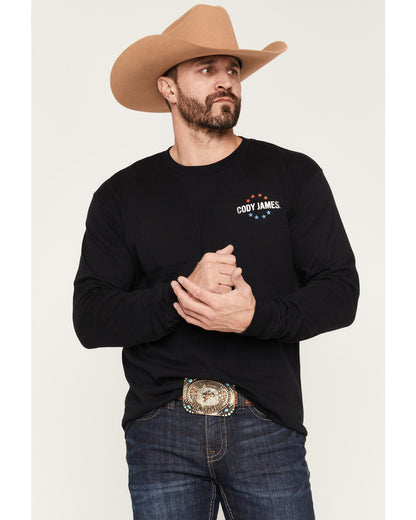 Cody James Men's American Legend Long Sleeve Graphic T-Shirt