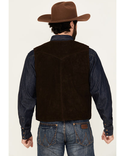 Cody James Men's Angus 2.0 Suede Snap Vest
