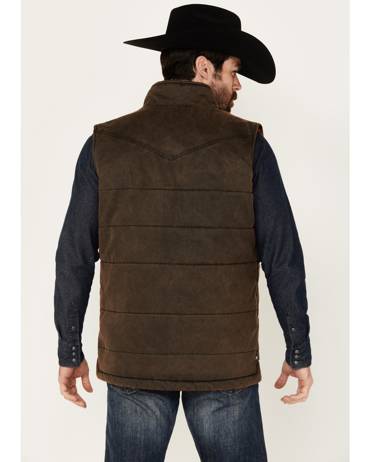 Cody James Men's Oil Slick Snap Vest - Big