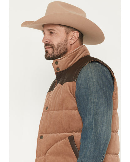 Cody James Men's Lonoke Corduroy Puffer Vest - Big