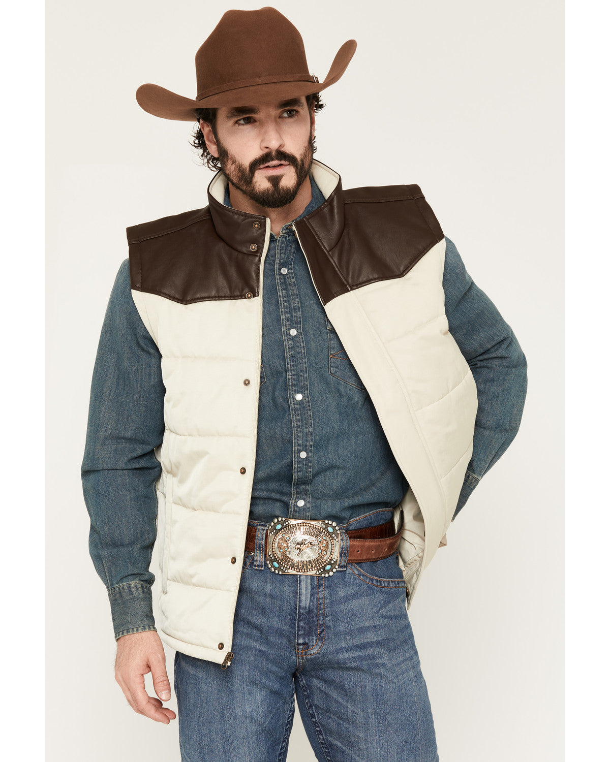 Cody James Men's Drummond Quilted Puffer Vest