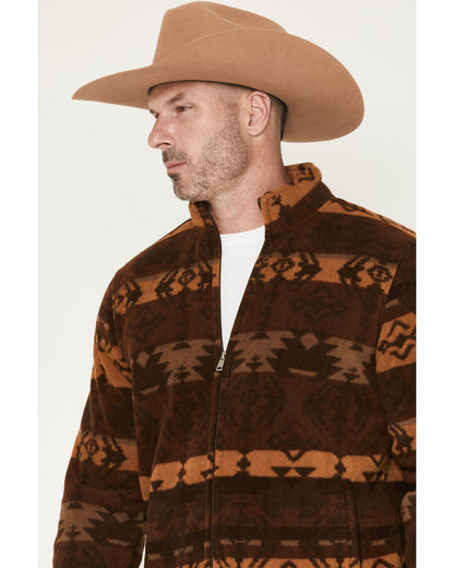 Cody James Men's Willows Southwestern Print Zip-Up Jacket