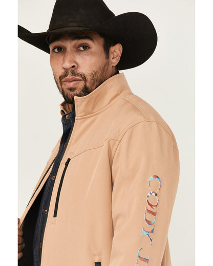Cody James Men's Southwestern Embroidered Logo Softshell Jacket