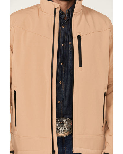 Cody James Men's Southwestern Embroidered Logo Softshell Jacket