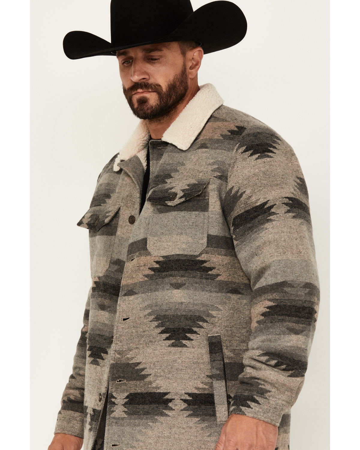 Cody James Men's Whiskey Southwestern Print Jacket