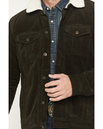 Cody James Men's Ozark Sherpa Lined Corduroy Jacket