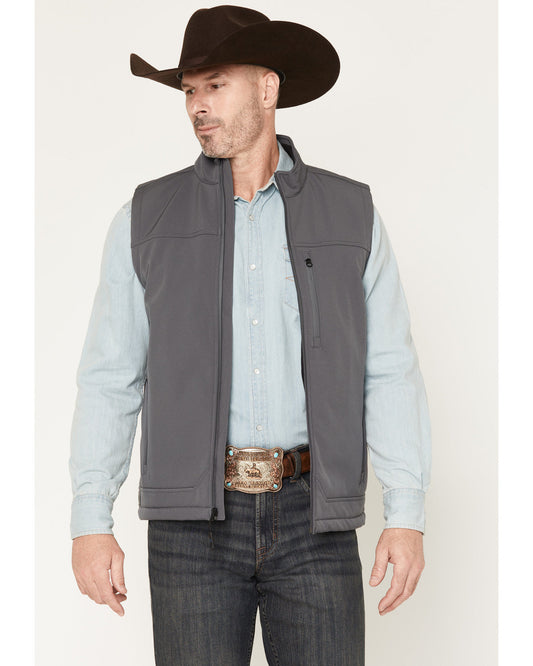 Cody James Men's Estacado Solid Concealed Carry Softshell Vest - Big