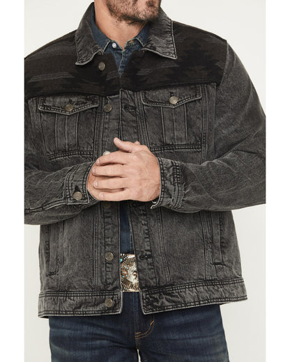 Cody James Men's Blanket Yoke Denim Jacket