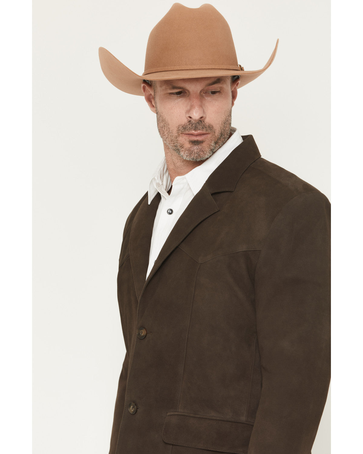 Cody James Men's Genuine Suede Leather Blazer
