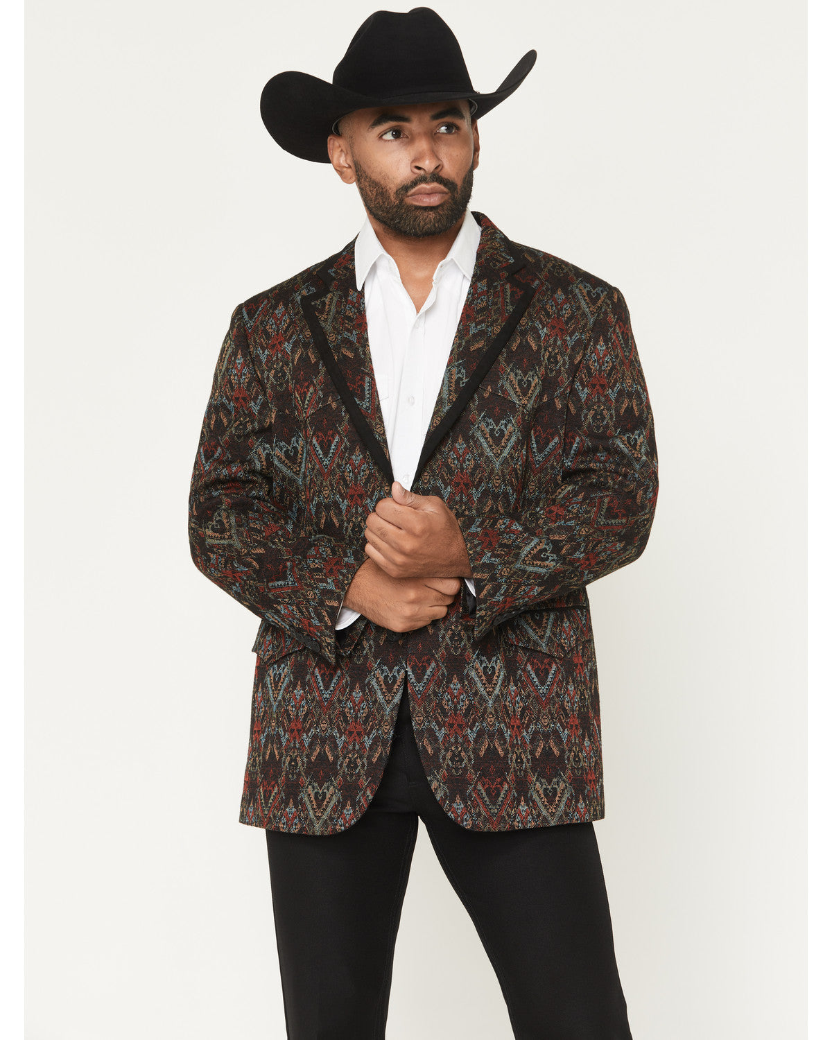 Cody James Black 1978® Men's Tapestry Button-Down Sportcoat