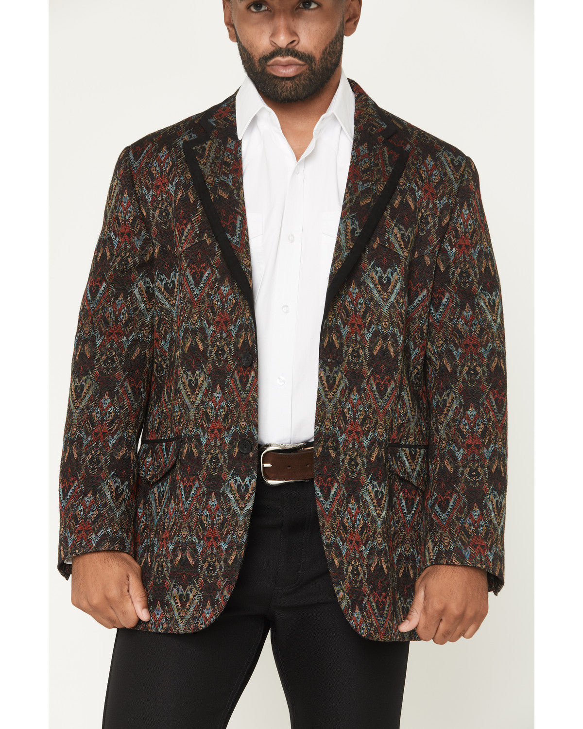 Cody James Black 1978® Men's Tapestry Button-Down Sportcoat