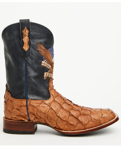 Cody James Men's America 250 Freedom Exotic Pirarucu Western Boots - B