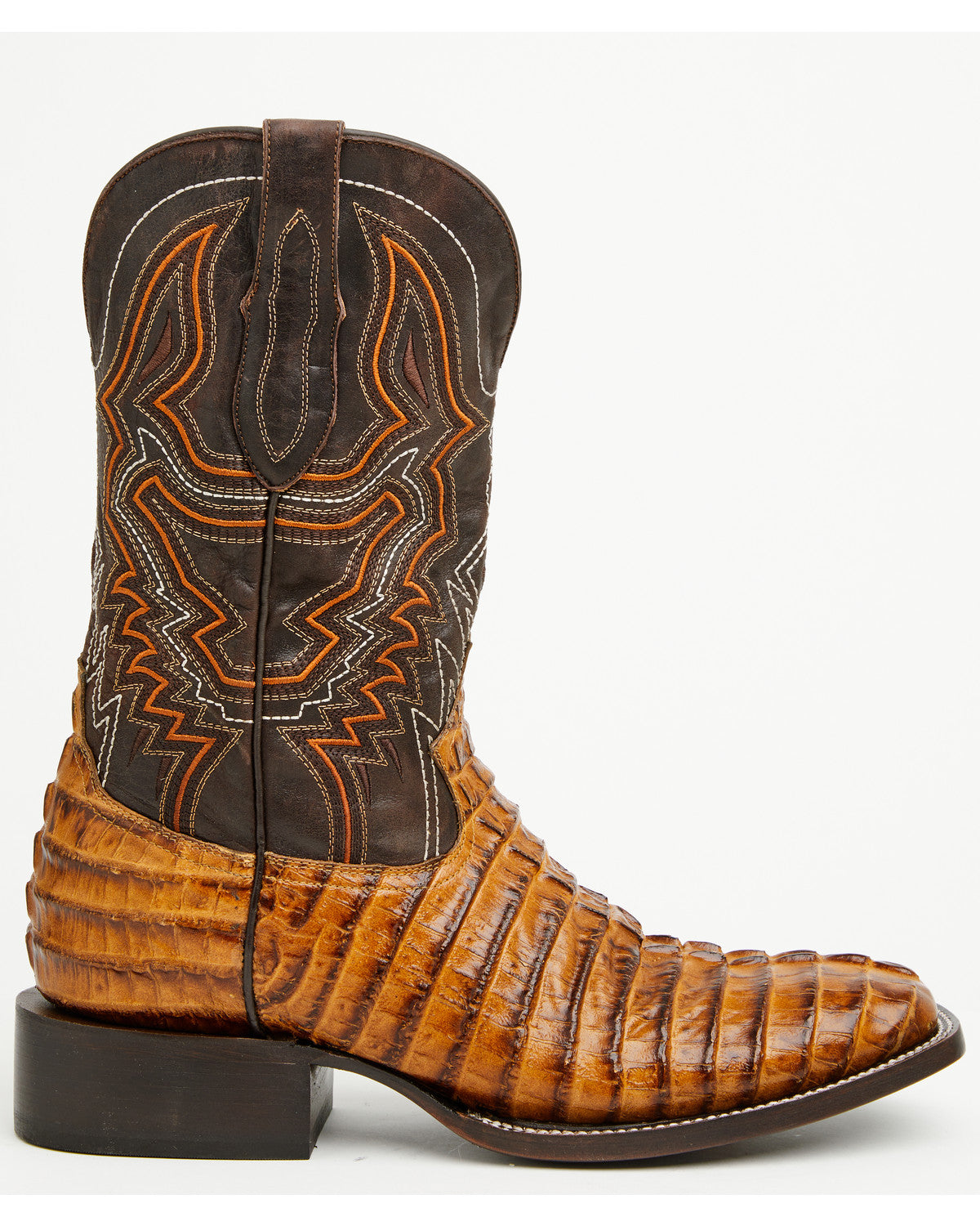 Cody James Men's Badlands Caiman Print Western Boots - Broad Square To