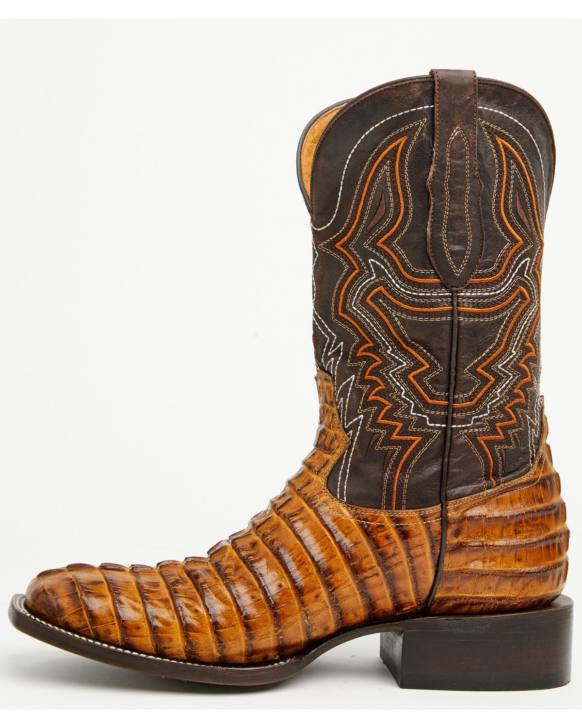 Cody James Men's Badlands Caiman Print Western Boots - Broad Square To