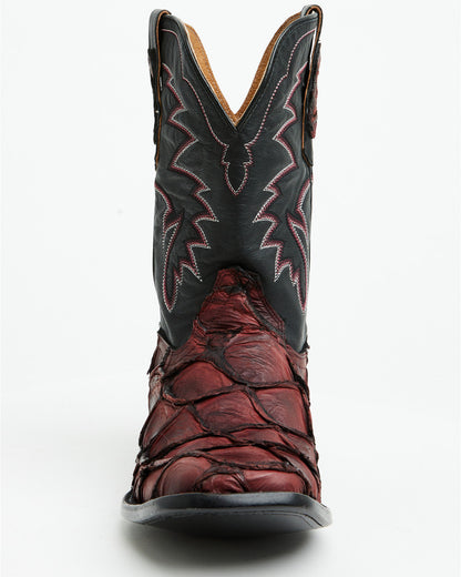 Cody James Men's Exotic Pirarucu Western Boots - Broad Square Toe