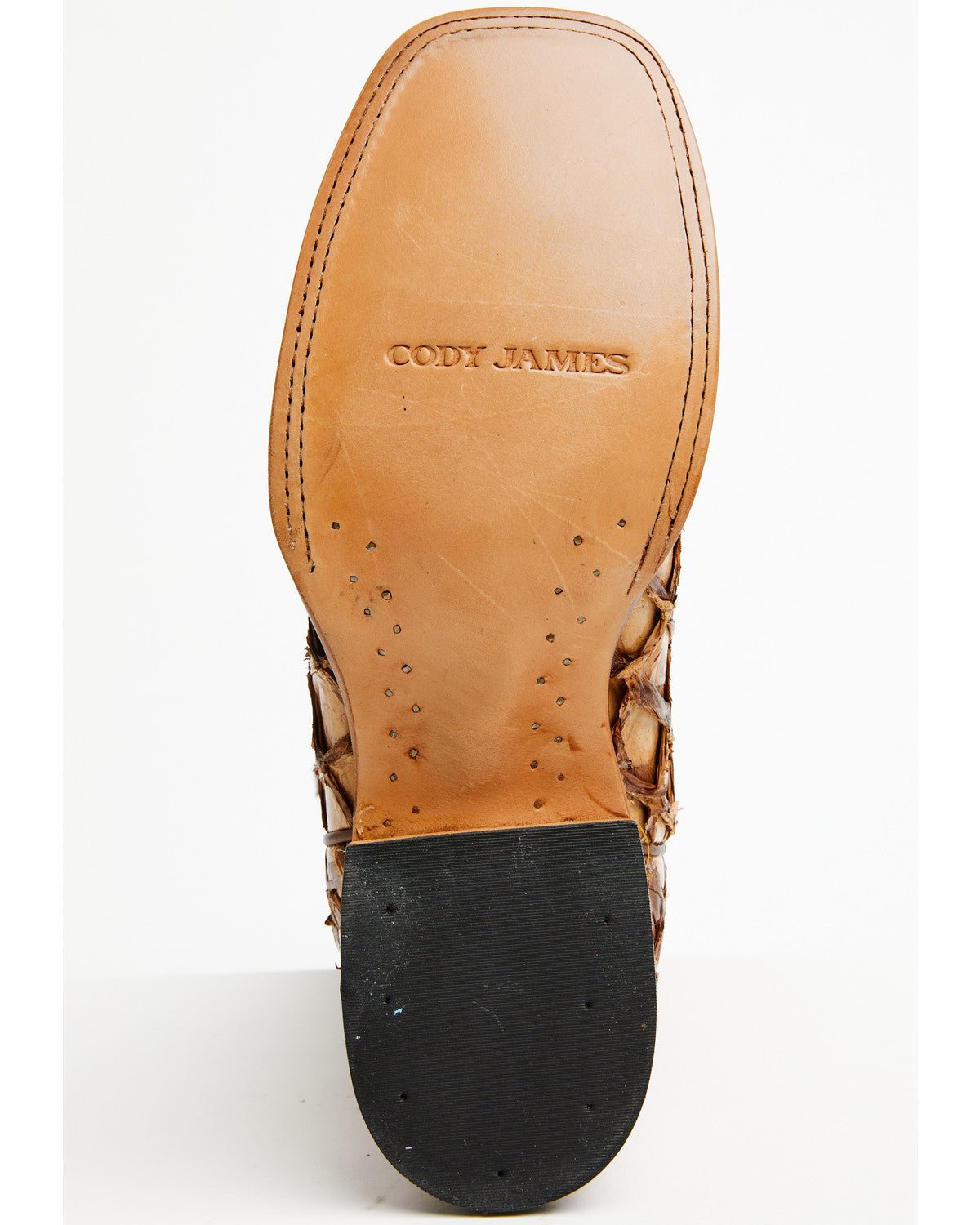 Cody James Men's Pirarucu Exotic Boots - Broad Square Toe