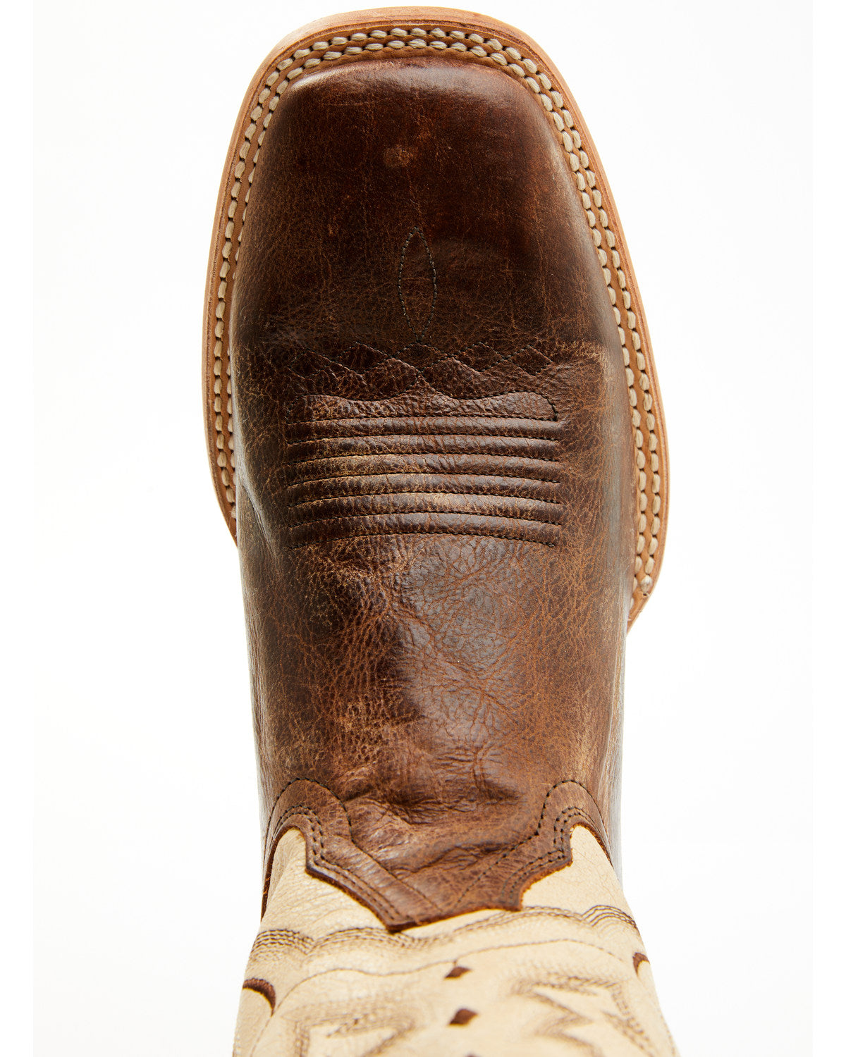 Cody James Men's Bone Western Boots - Broad Square Toe