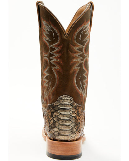 Cody James Men's Python Exotic Western Boots - Broad Square Toe