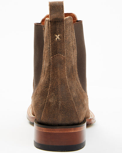 Cody James Men's Ruben Roughout Casual Boots - Broad Square Toe