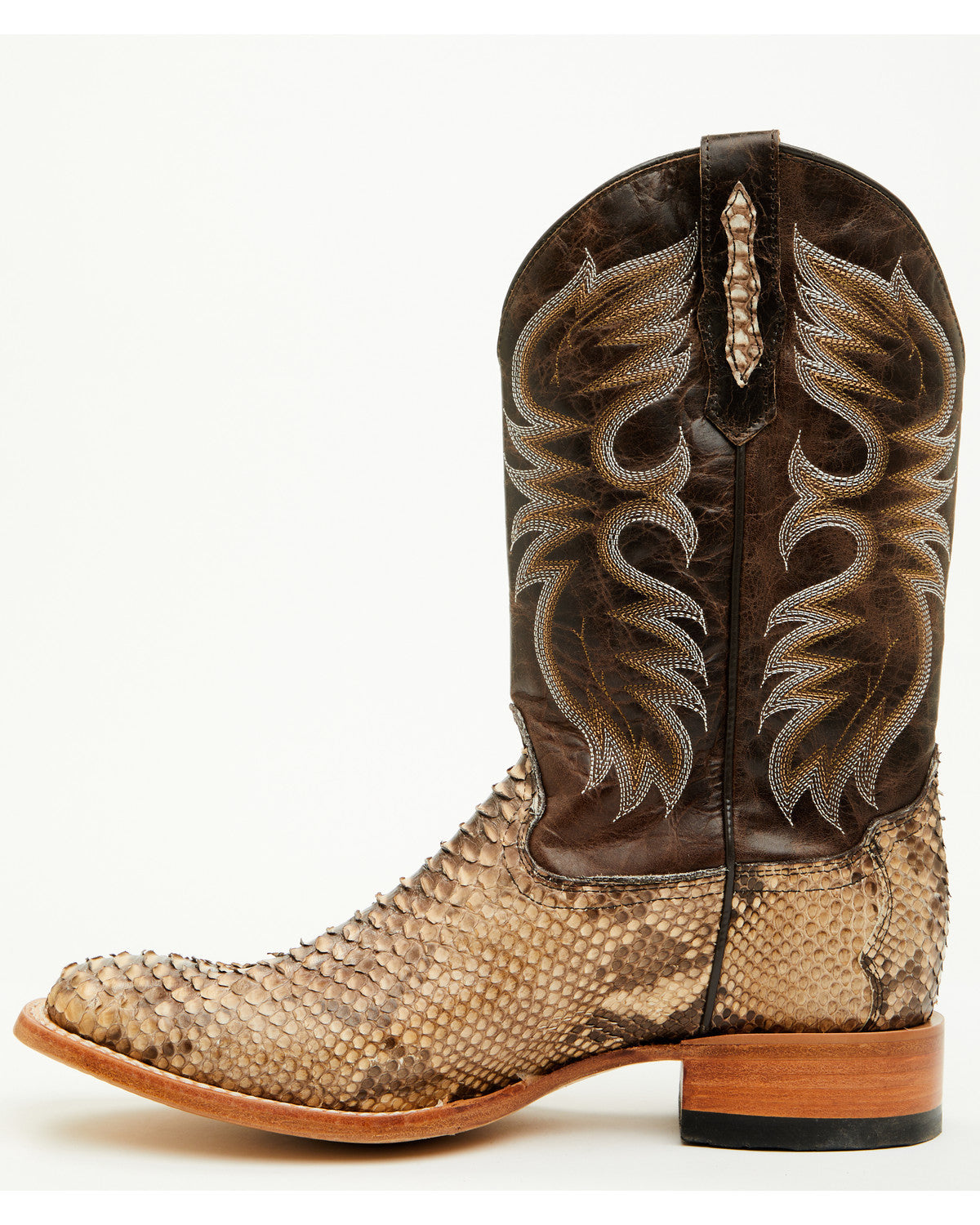 Cody James Men's Exotic Python Western Boots - Broad Square Toe