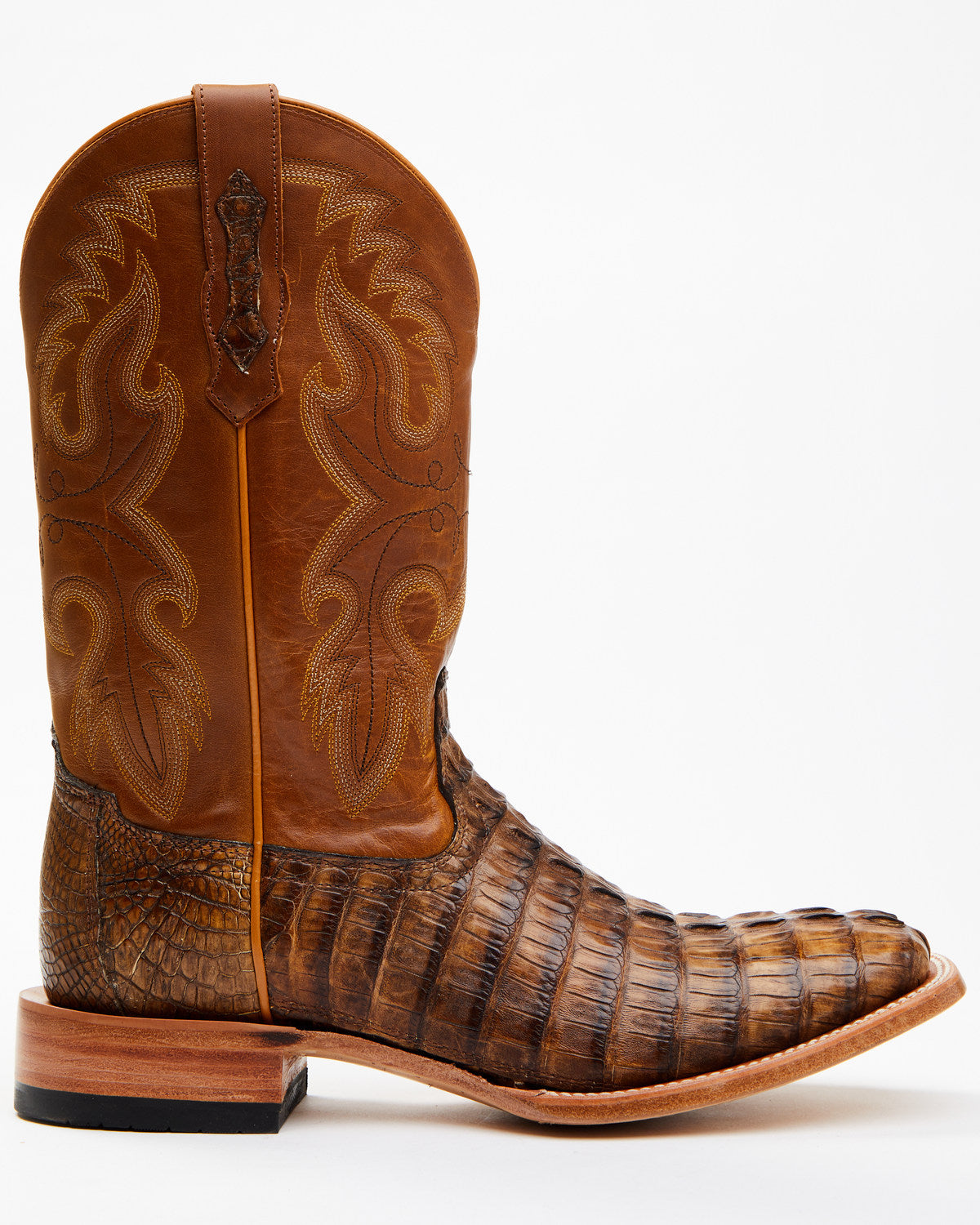 Cody James Men's Exotic Caiman Tail Skin Western Boots - Broad Square
