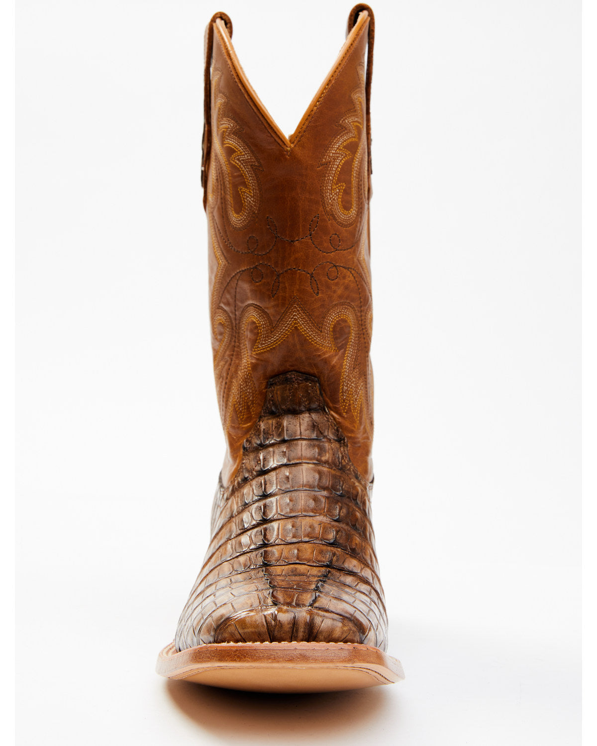 Cody James Men's Exotic Caiman Tail Skin Western Boots - Broad Square