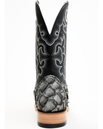 Cody James Men's Exotic Pirarucu Western Boots - Broad Square Toe