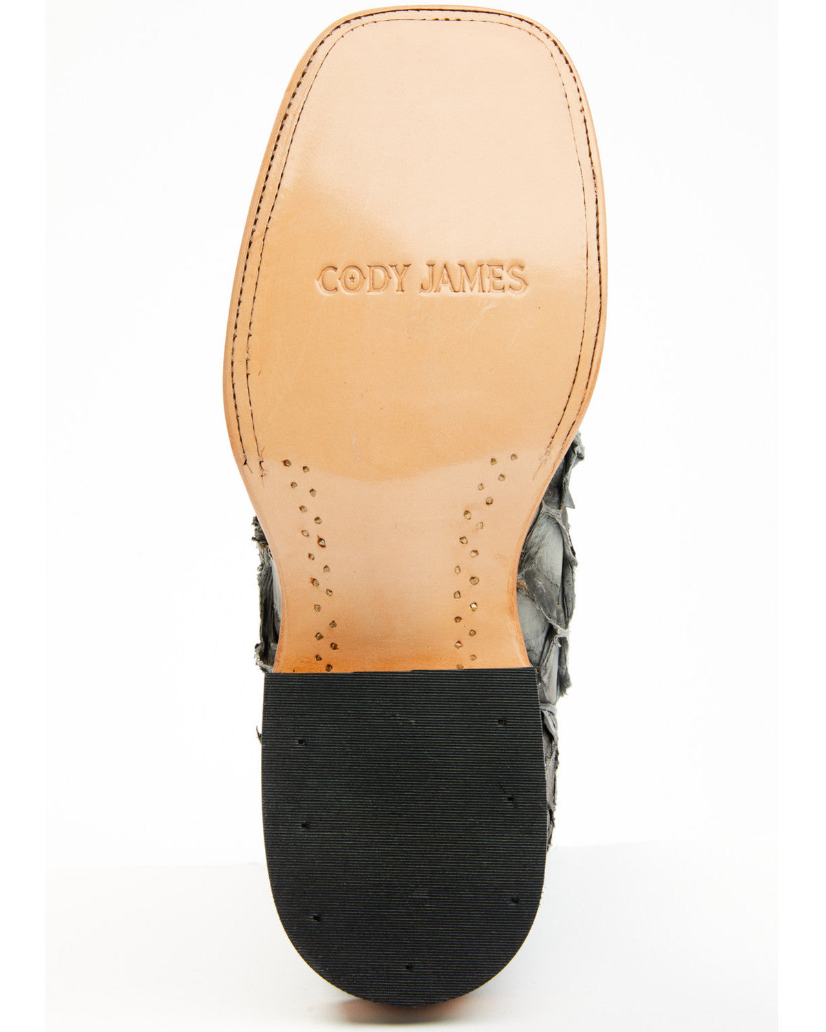 Cody James Men's Exotic Pirarucu Western Boots - Broad Square Toe