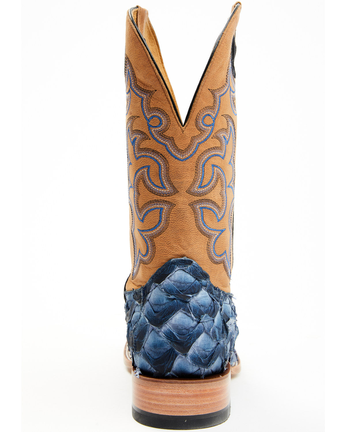 Cody James Men's Exotic Pirarucu Western Boots - Broad Square Toe