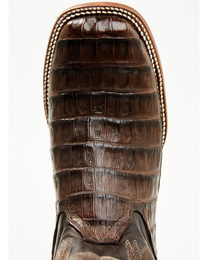 Cody James Men's Exotic Caiman Tail Skin Western Boots - Broad Square