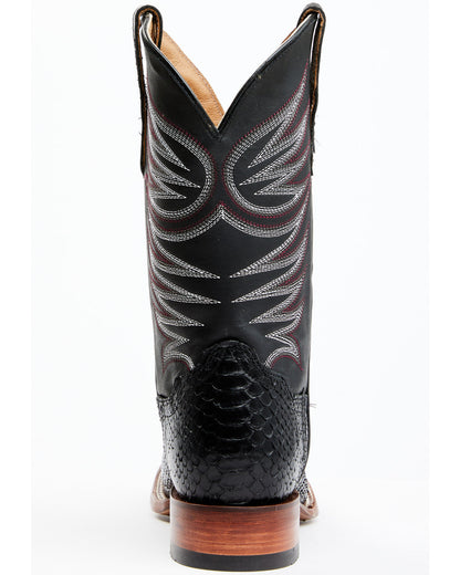 Cody James Men's Matte Python Exotic Western Boots - Broad Square Toe