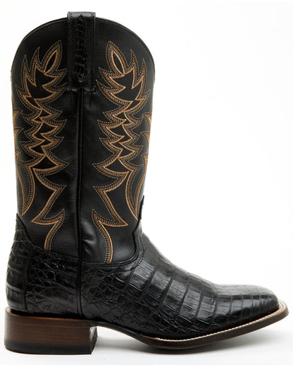Cody James Men's Exotic Caiman Belly Western Boots - Broad Square Toe