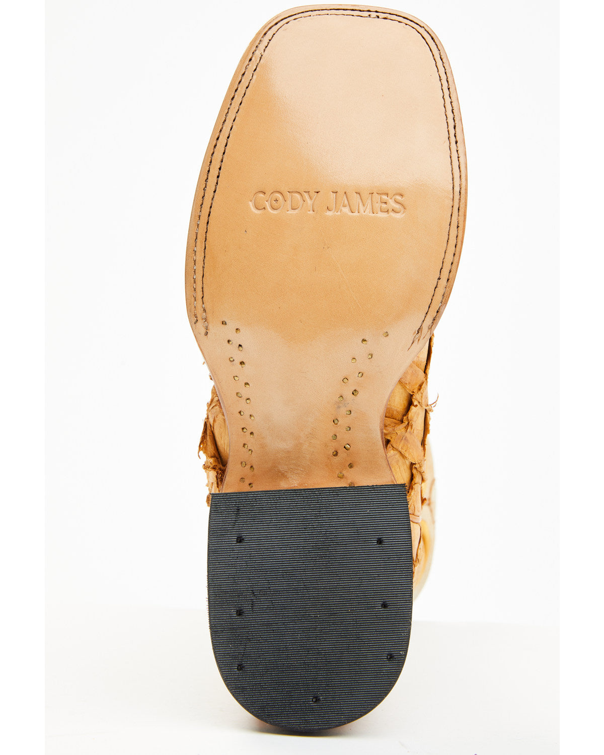 Cody James Men's Exotic Pirarucu Western Boots - Broad Square Toe