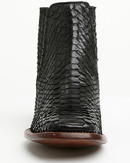 Cody James Men's Hash Exotic Python Western Ankle Boots - Broad Square