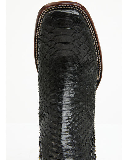 Cody James Men's Hash Exotic Python Western Ankle Boots - Broad Square