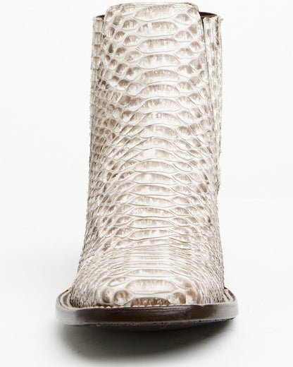 Cody James Men's Hash Exotic Python Western Ankle Boots - Broad Square